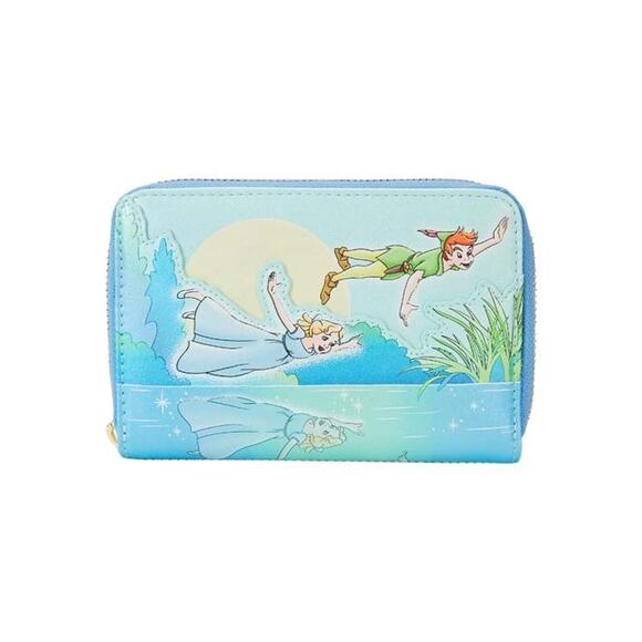 Loungefly Disney Peter Pan You Can Fly Glow in the Dark Wallet - Picture 1 of 3